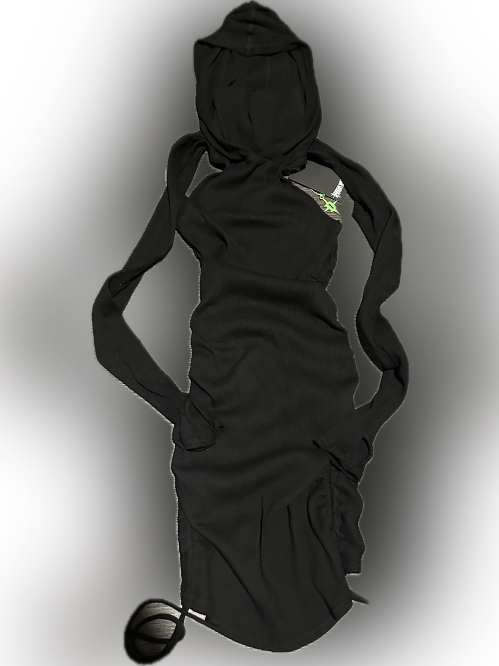 Darker Wavs Compression Ruched Mini Dress - Picture 1 of 4